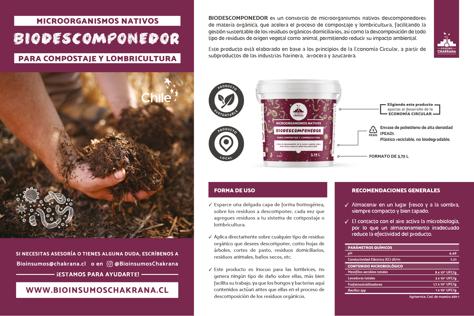 Biodescomponedor - 3.8L